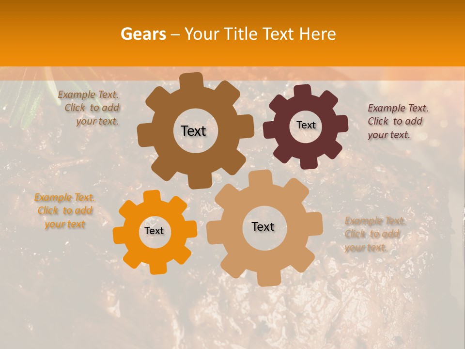 Grilled Barbecue Elegant PowerPoint Template