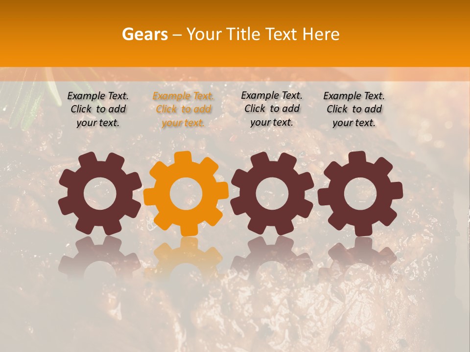 Grilled Barbecue Elegant PowerPoint Template