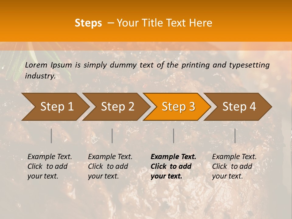 Grilled Barbecue Elegant PowerPoint Template