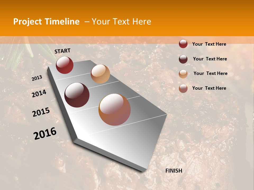 Grilled Barbecue Elegant PowerPoint Template