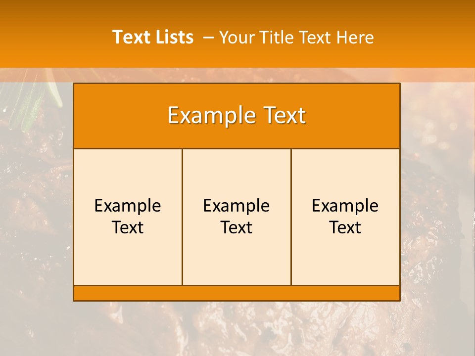 Grilled Barbecue Elegant PowerPoint Template