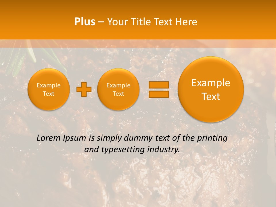 Grilled Barbecue Elegant PowerPoint Template