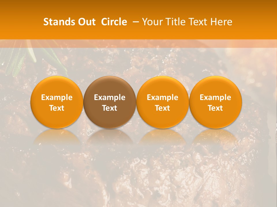 Grilled Barbecue Elegant PowerPoint Template
