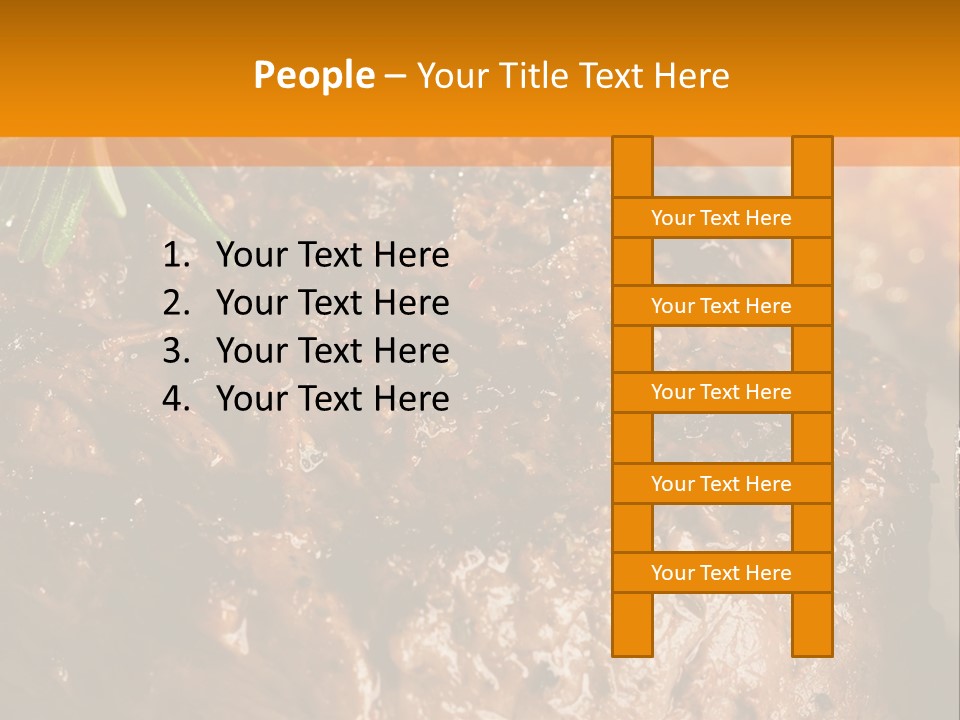 Grilled Barbecue Elegant PowerPoint Template