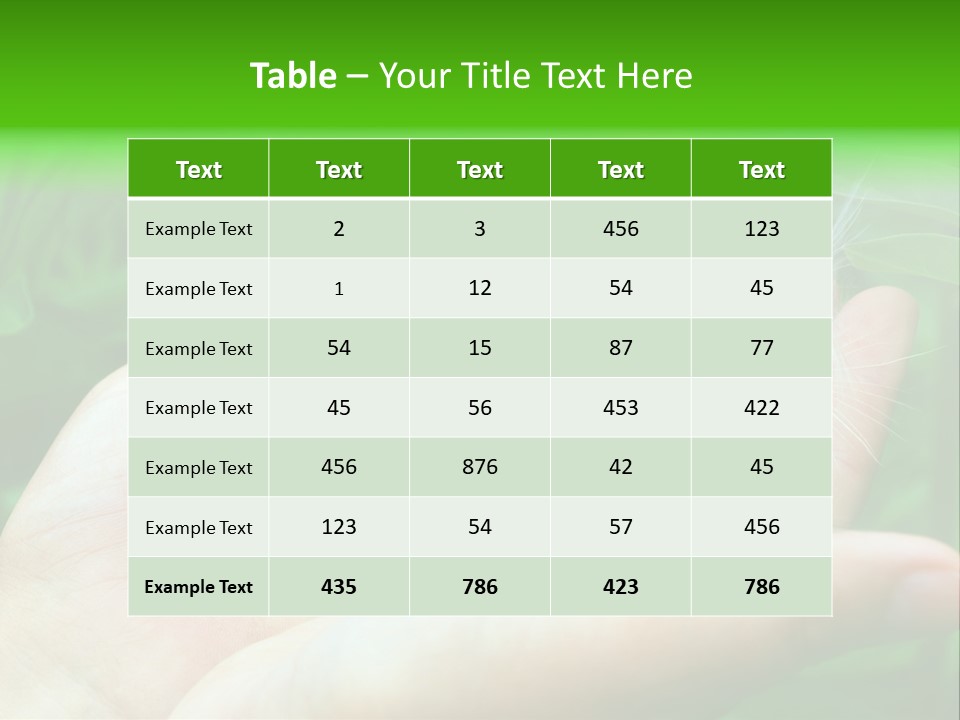 Pure Female Dandelion PowerPoint Template