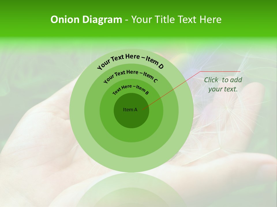 Pure Female Dandelion PowerPoint Template