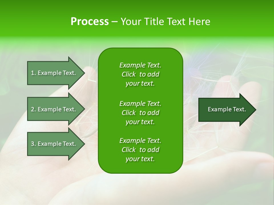 Pure Female Dandelion PowerPoint Template