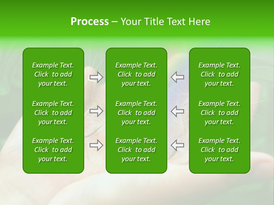 Pure Female Dandelion PowerPoint Template