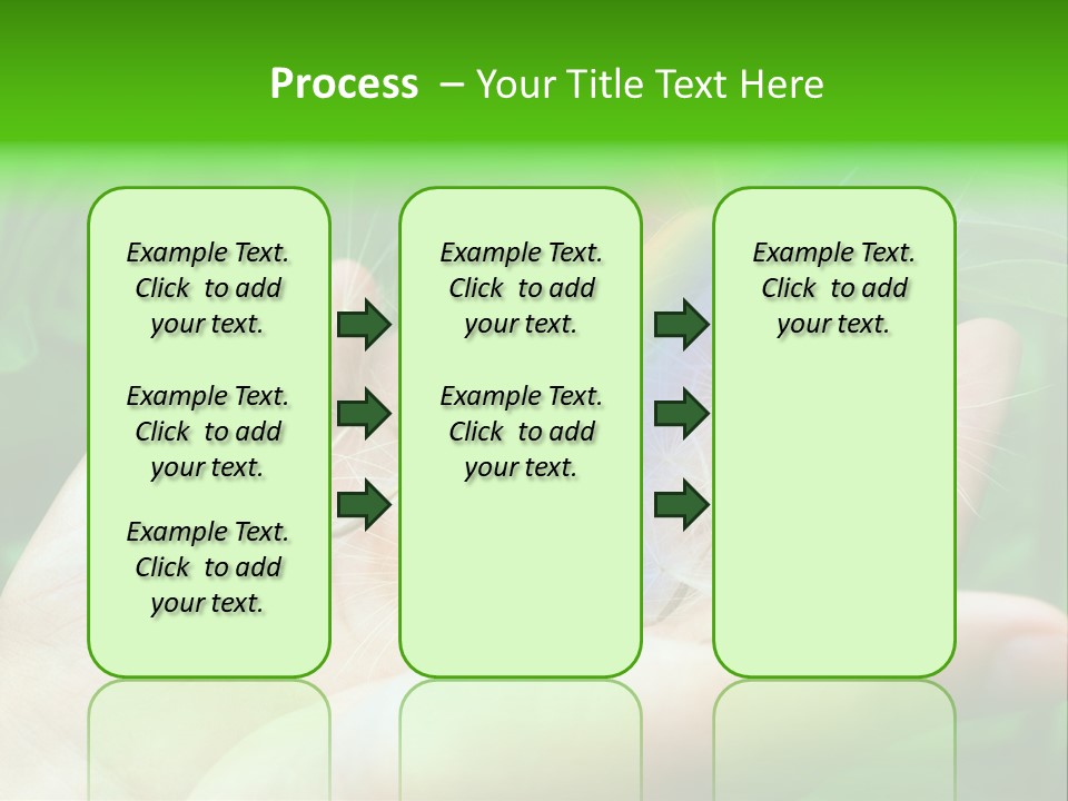 Pure Female Dandelion PowerPoint Template