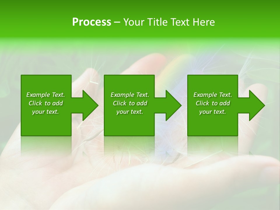 Pure Female Dandelion PowerPoint Template