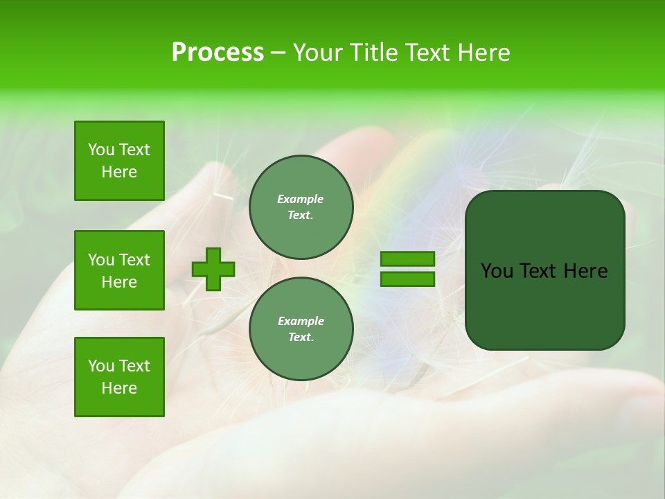 Pure Female Dandelion PowerPoint Template