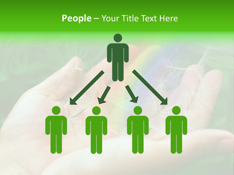 Pure Female Dandelion PowerPoint Template