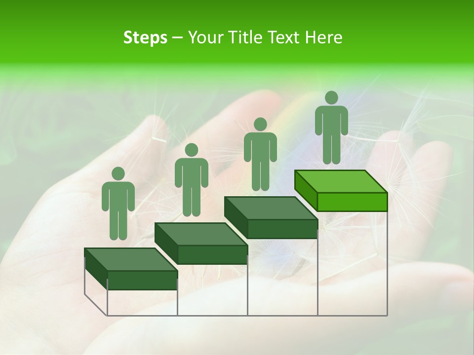 Pure Female Dandelion PowerPoint Template