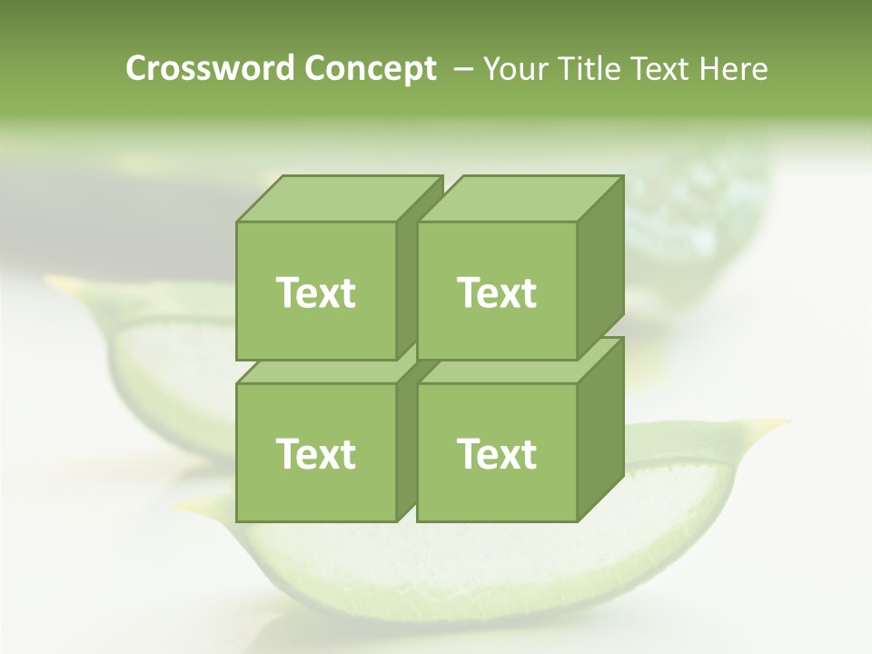 Health Heal Aloe PowerPoint Template