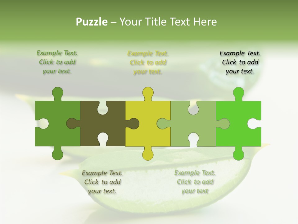 Health Heal Aloe PowerPoint Template