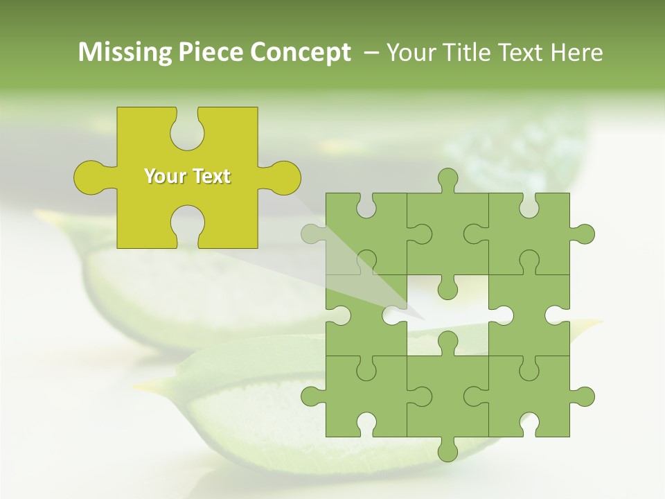 Health Heal Aloe PowerPoint Template