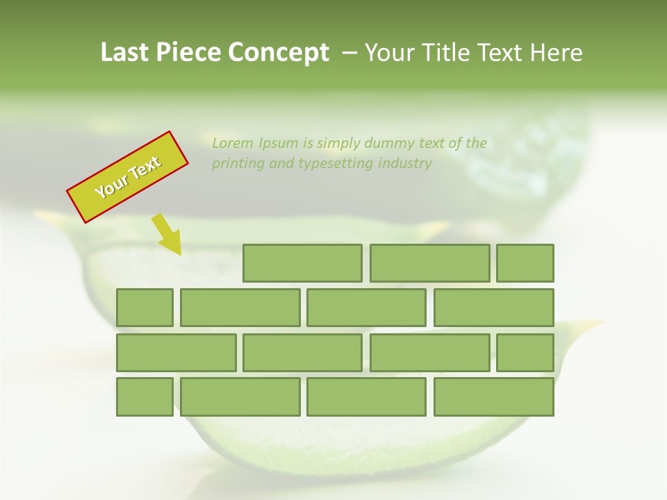 Health Heal Aloe PowerPoint Template