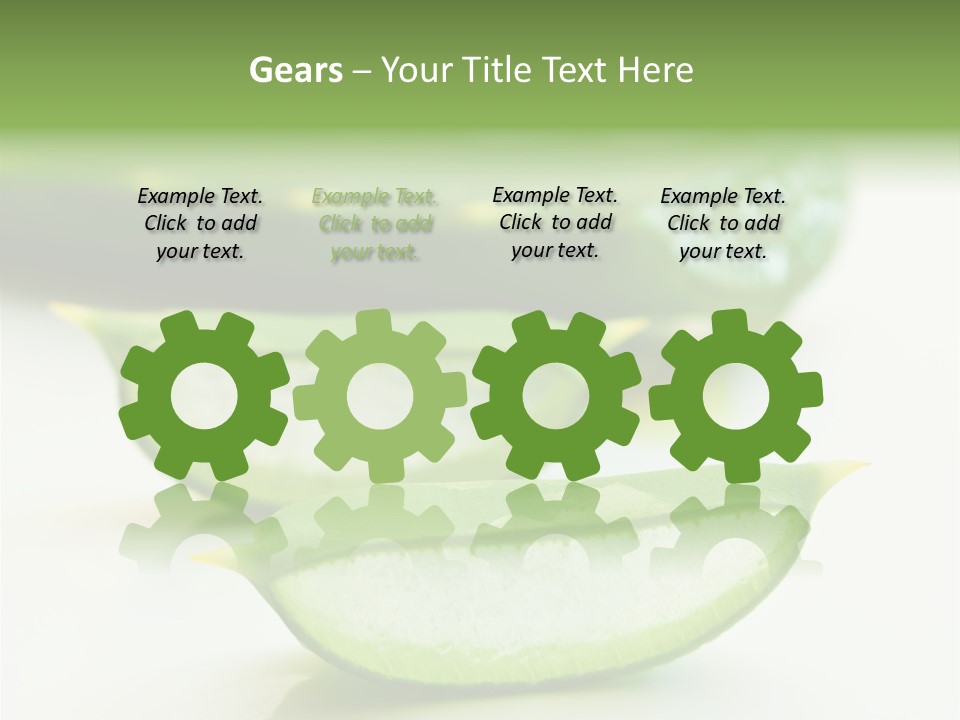 Health Heal Aloe PowerPoint Template