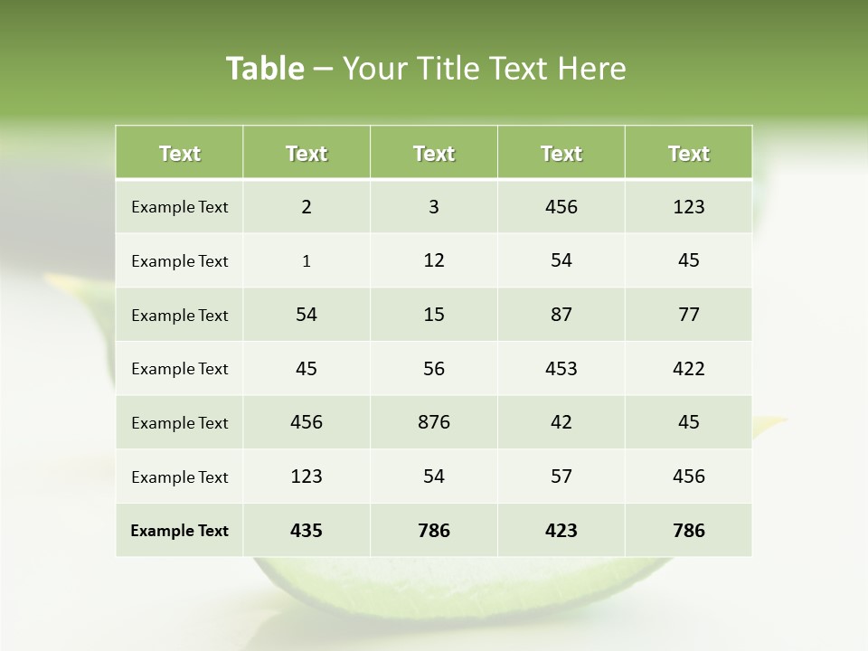 Health Heal Aloe PowerPoint Template