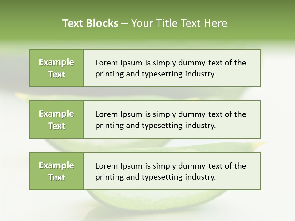 Health Heal Aloe PowerPoint Template