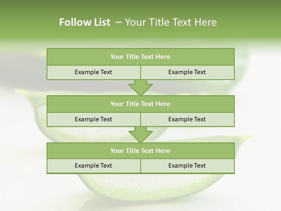 Health Heal Aloe PowerPoint Template