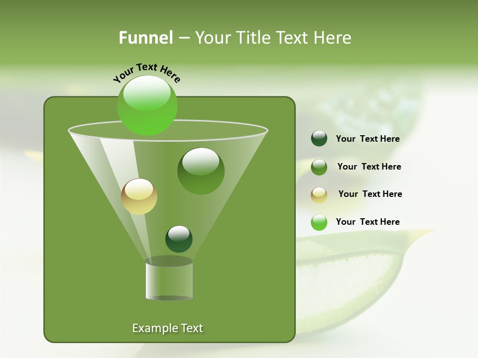 Health Heal Aloe PowerPoint Template