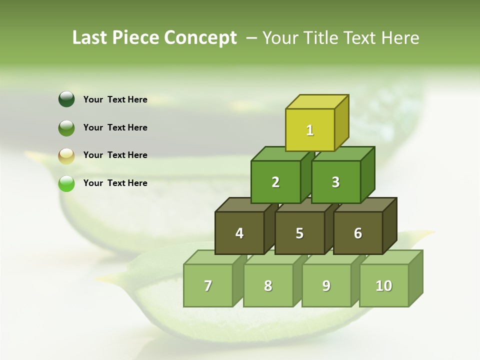 Health Heal Aloe PowerPoint Template