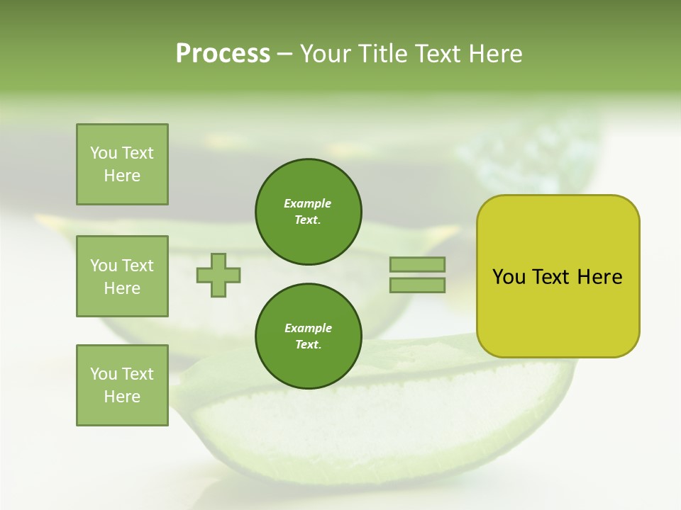 Health Heal Aloe PowerPoint Template