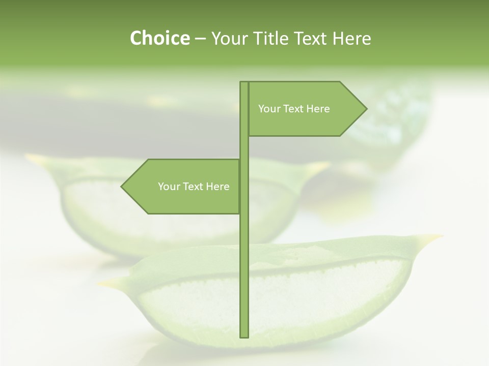 Health Heal Aloe PowerPoint Template