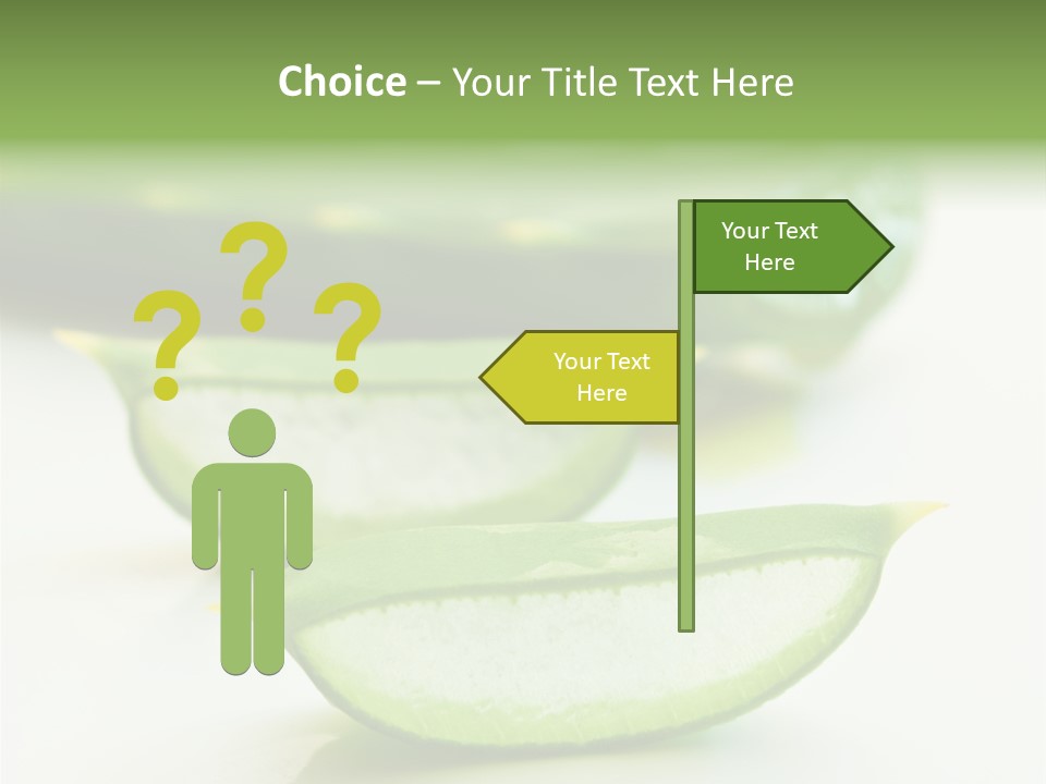Health Heal Aloe PowerPoint Template