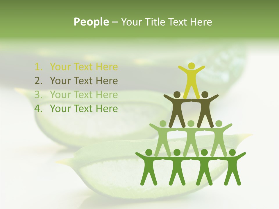 Health Heal Aloe PowerPoint Template