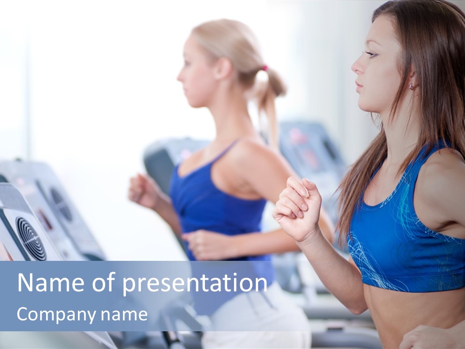 Body Club Gain PowerPoint Template