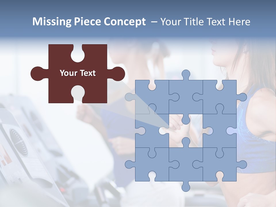 Body Club Gain PowerPoint Template