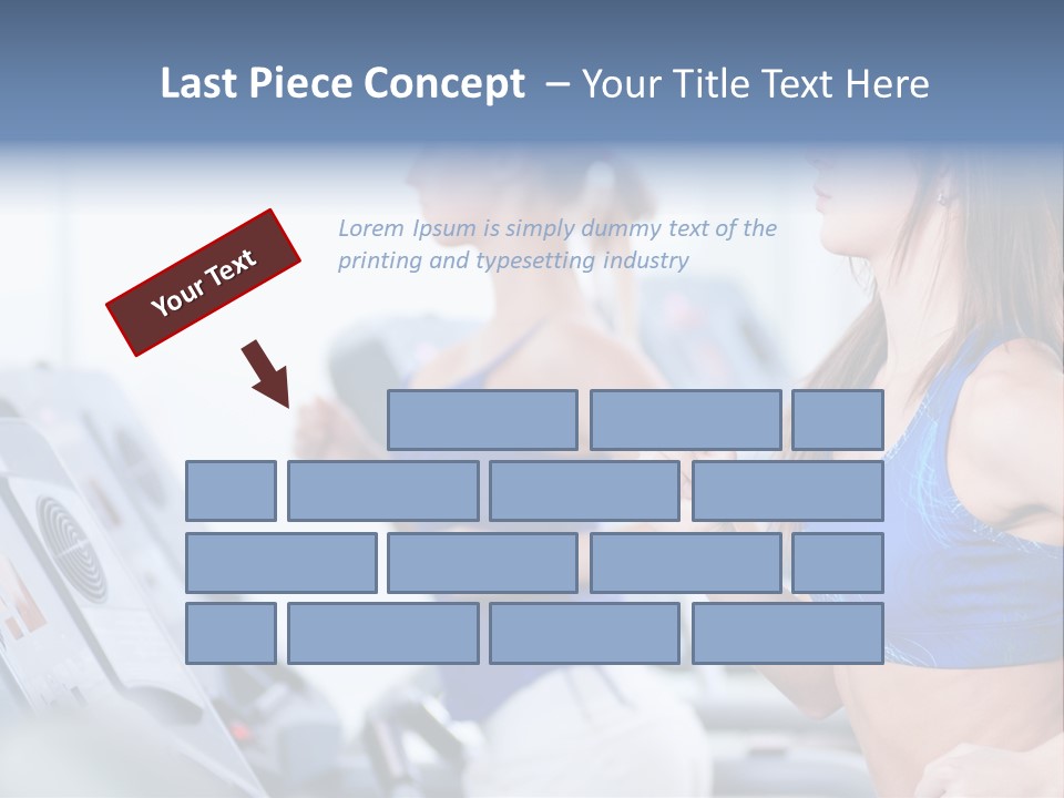 Body Club Gain PowerPoint Template