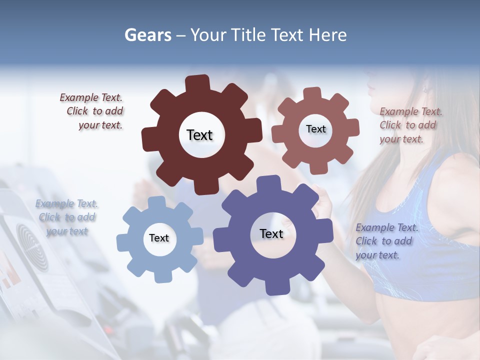 Body Club Gain PowerPoint Template