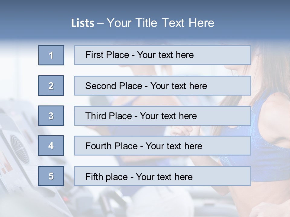 Body Club Gain PowerPoint Template