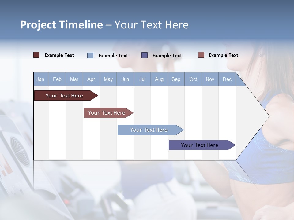 Body Club Gain PowerPoint Template