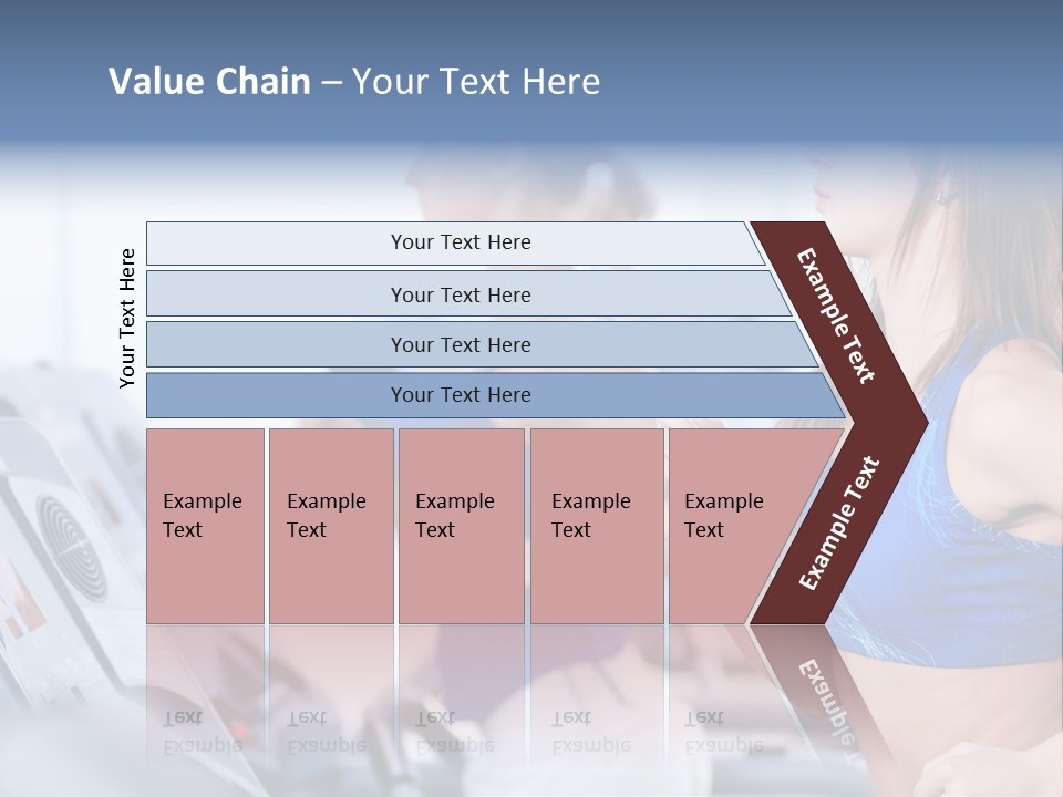 Body Club Gain PowerPoint Template