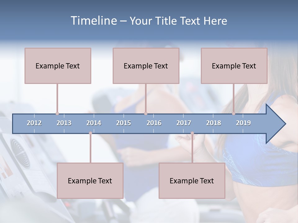 Body Club Gain PowerPoint Template