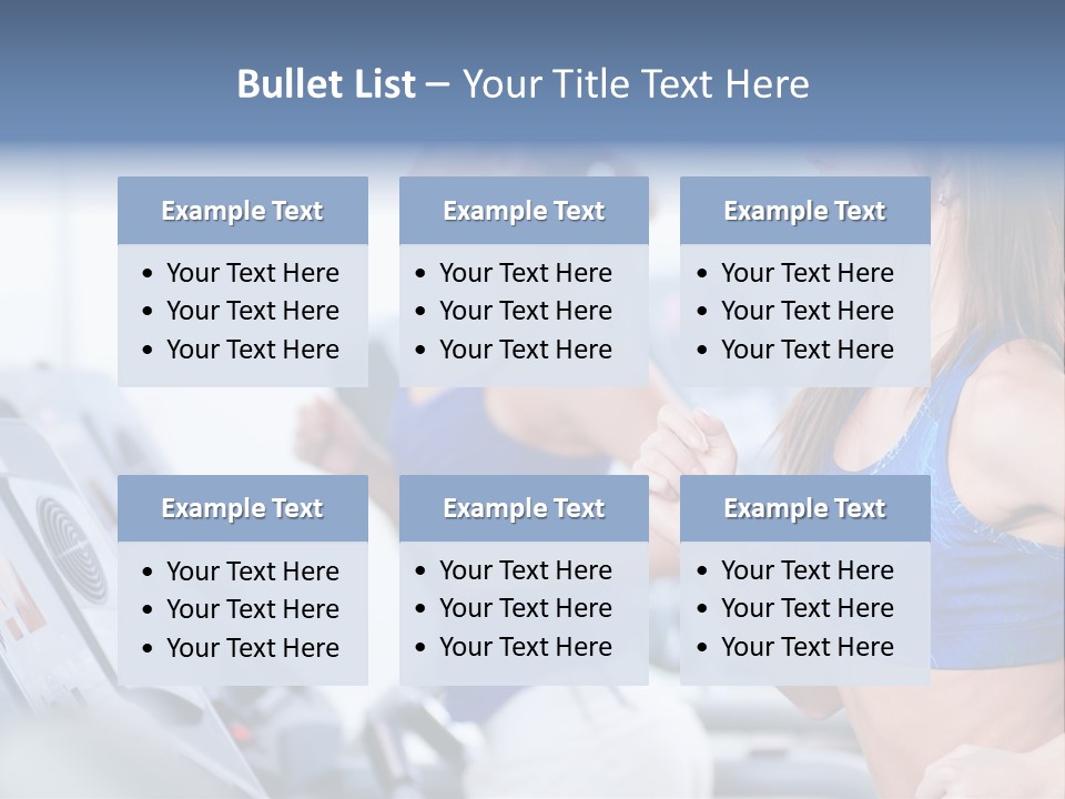 Body Club Gain PowerPoint Template