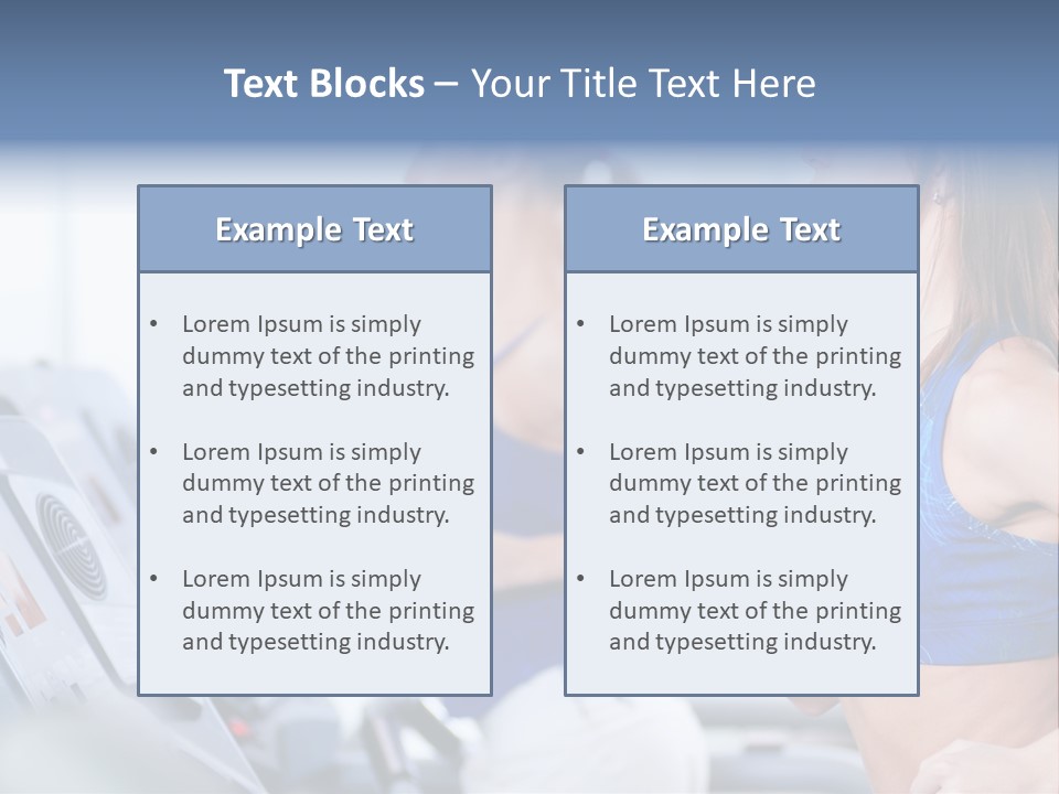 Body Club Gain PowerPoint Template