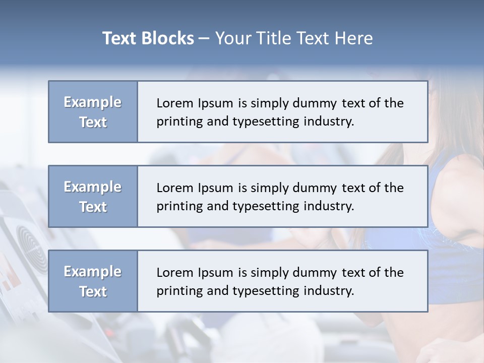 Body Club Gain PowerPoint Template