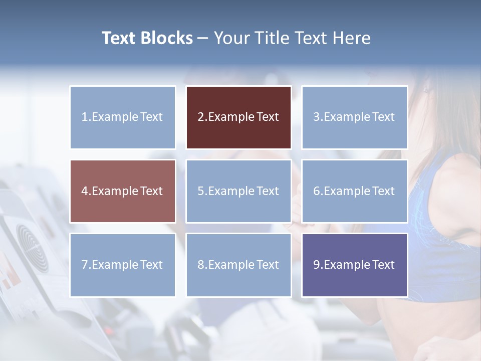 Body Club Gain PowerPoint Template