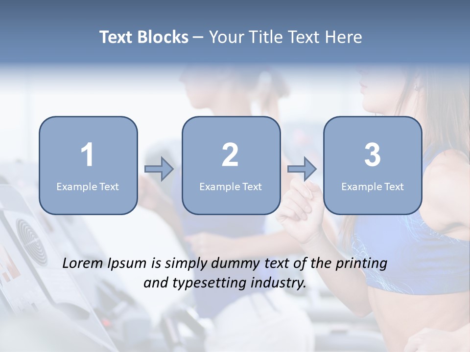 Body Club Gain PowerPoint Template