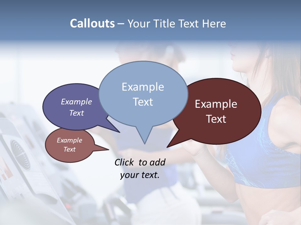 Body Club Gain PowerPoint Template