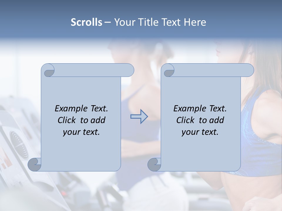 Body Club Gain PowerPoint Template