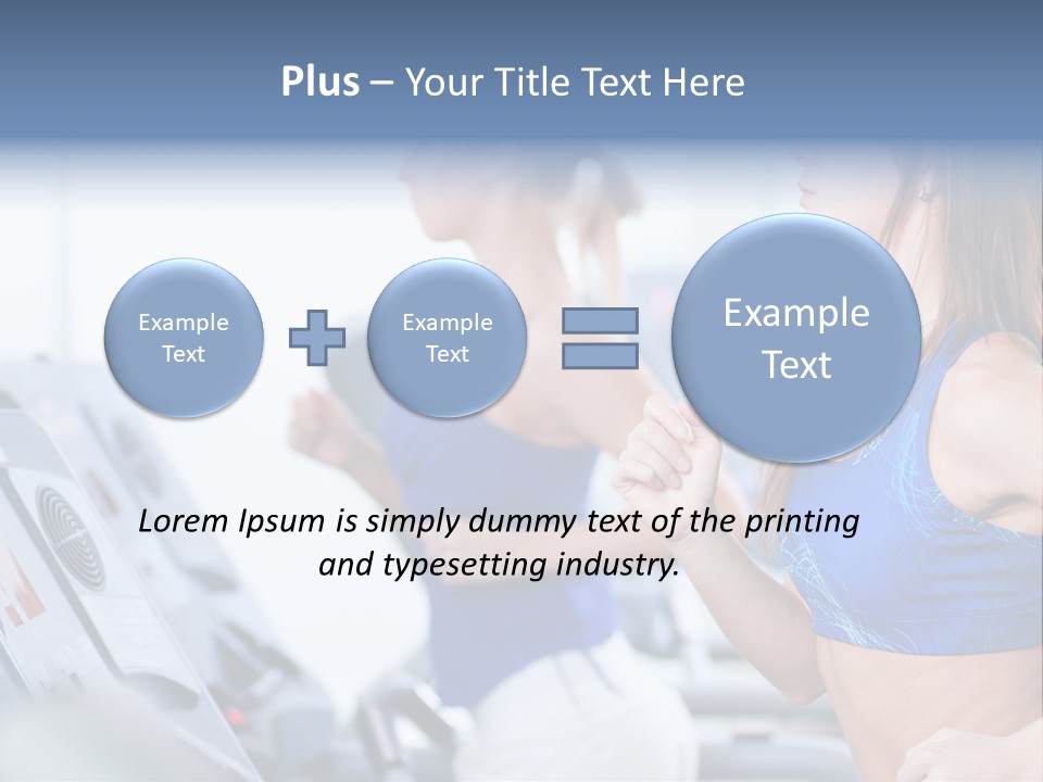Body Club Gain PowerPoint Template