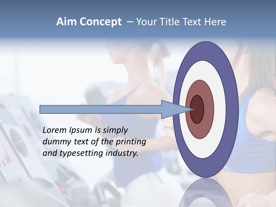 Body Club Gain PowerPoint Template