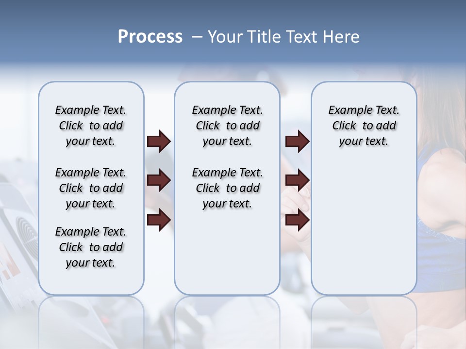 Body Club Gain PowerPoint Template