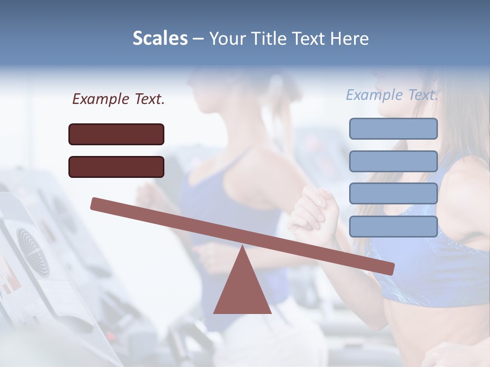 Body Club Gain PowerPoint Template